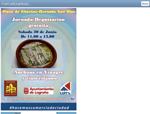 Tablet Screenshot of mercadosanblas.com